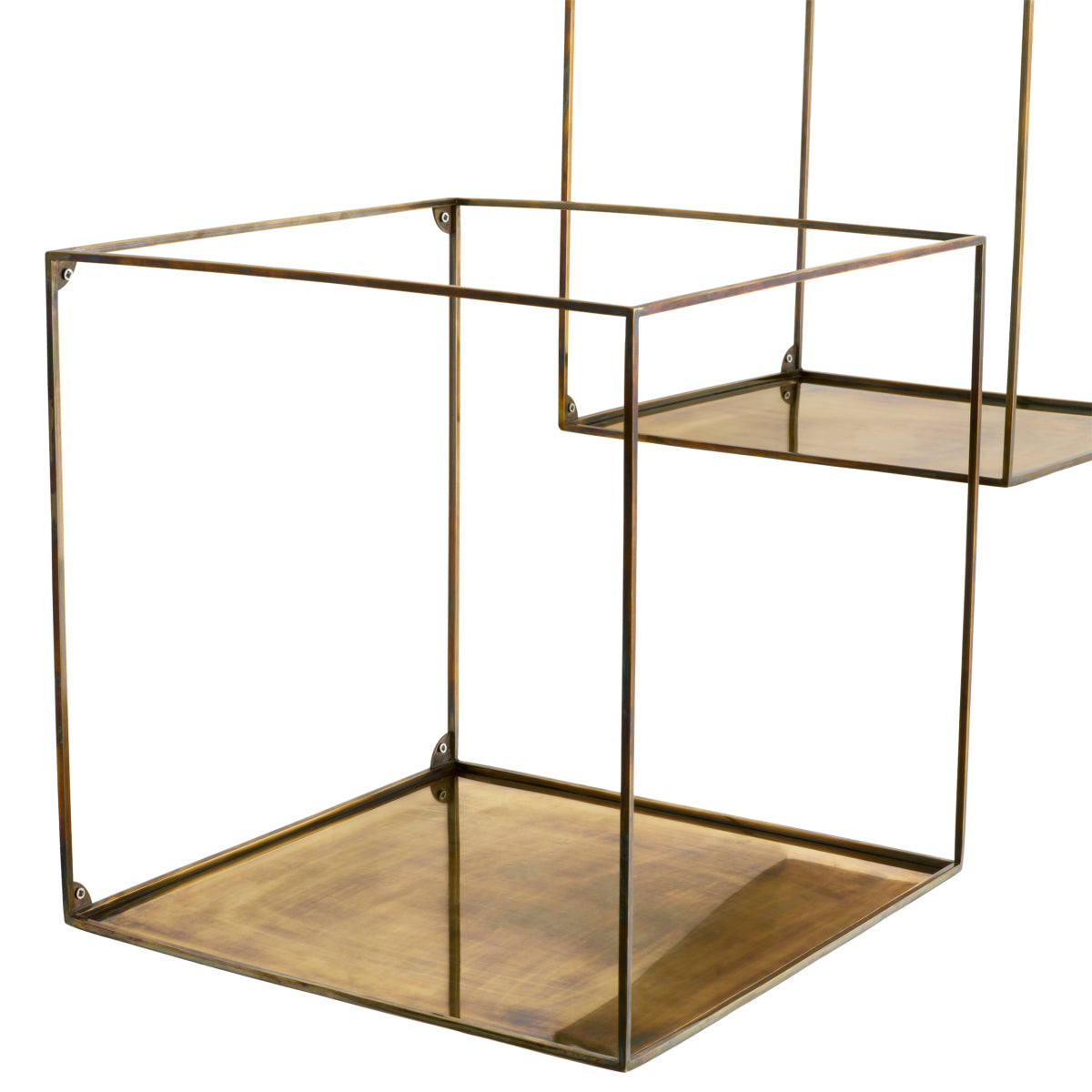 Vintage Brass Wall Racks (2) Deco | Eichholtz Miami