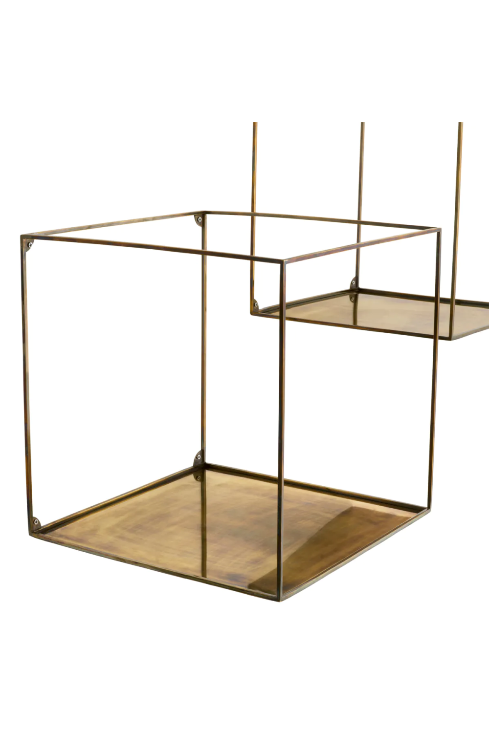 Vintage Brass Wall Racks (2) Deco | Eichholtz Miami