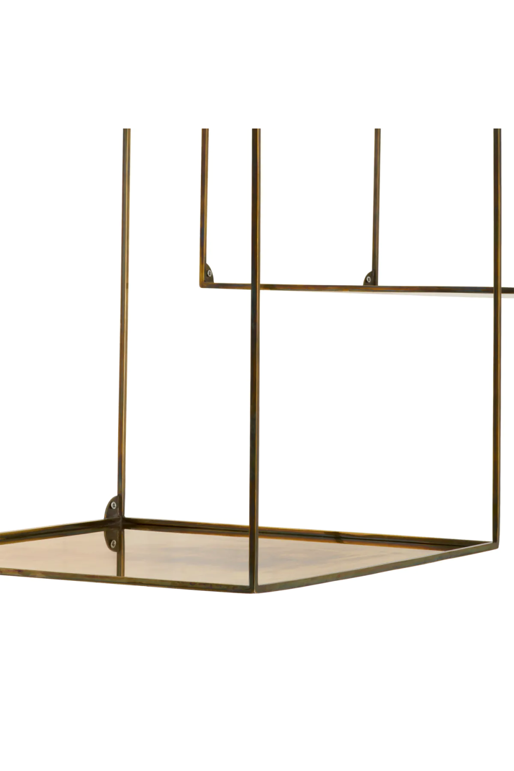 Vintage Brass Wall Racks (2) Deco | Eichholtz Miami