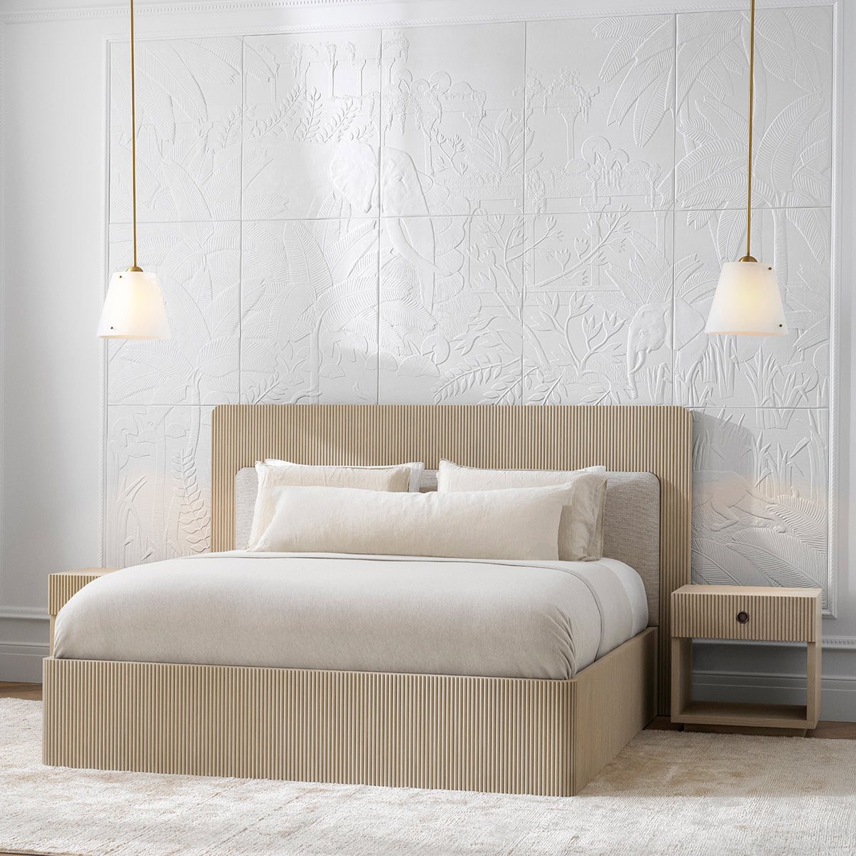 Milk Glass Pendant Trianon | Eichholtz Miami