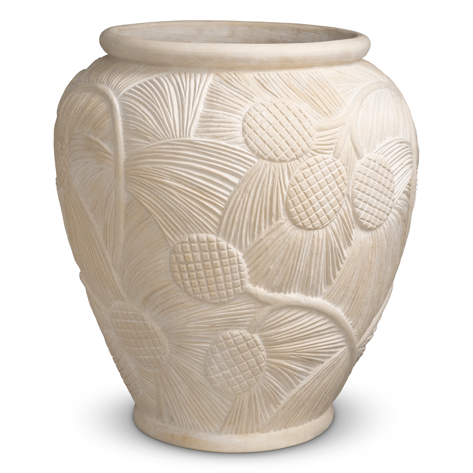 Cream Outdoor Planter Yasmine | Eichholtz Miami