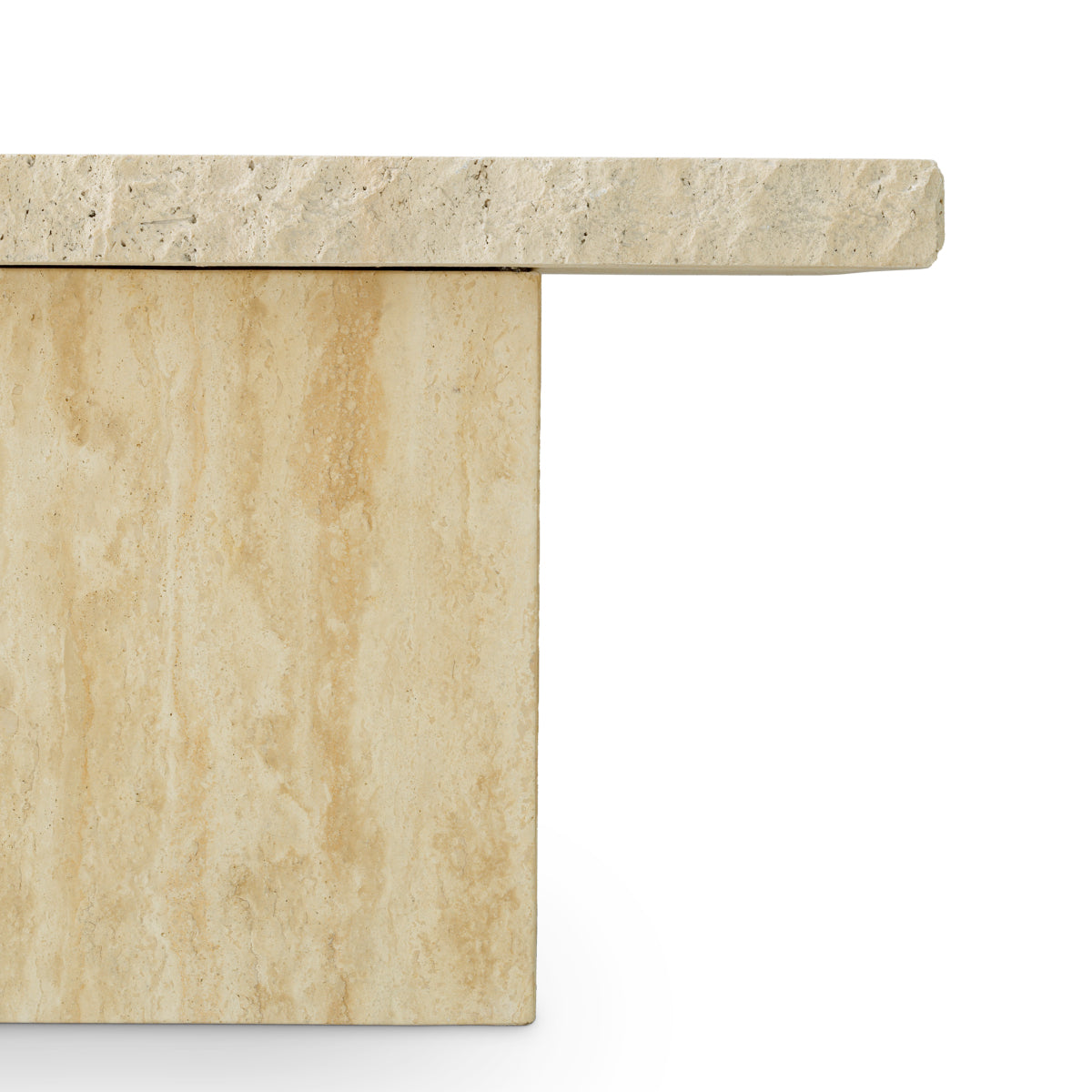Travertine Coffee Table Villeroy | Eichholtz Miami
