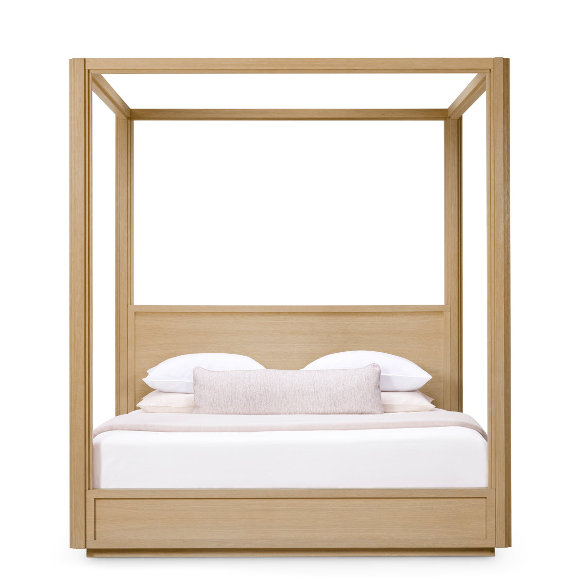 Oak Canopy King Bed Tribeca | Eichholtz Miami