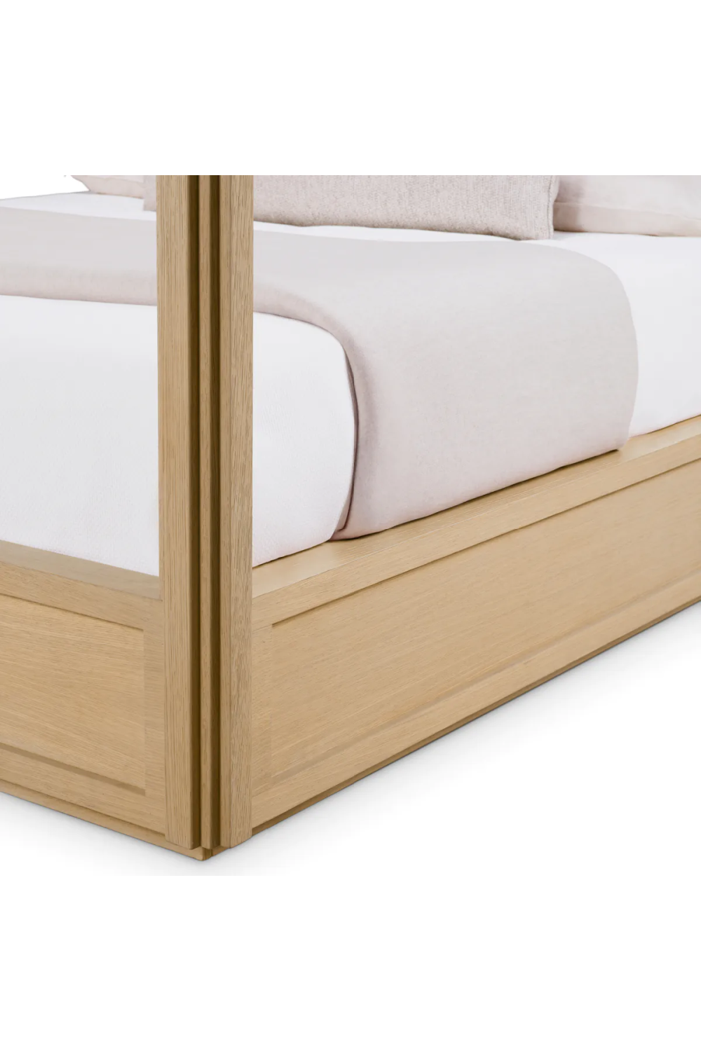 Oak Canopy King Bed Tribeca | Eichholtz Miami