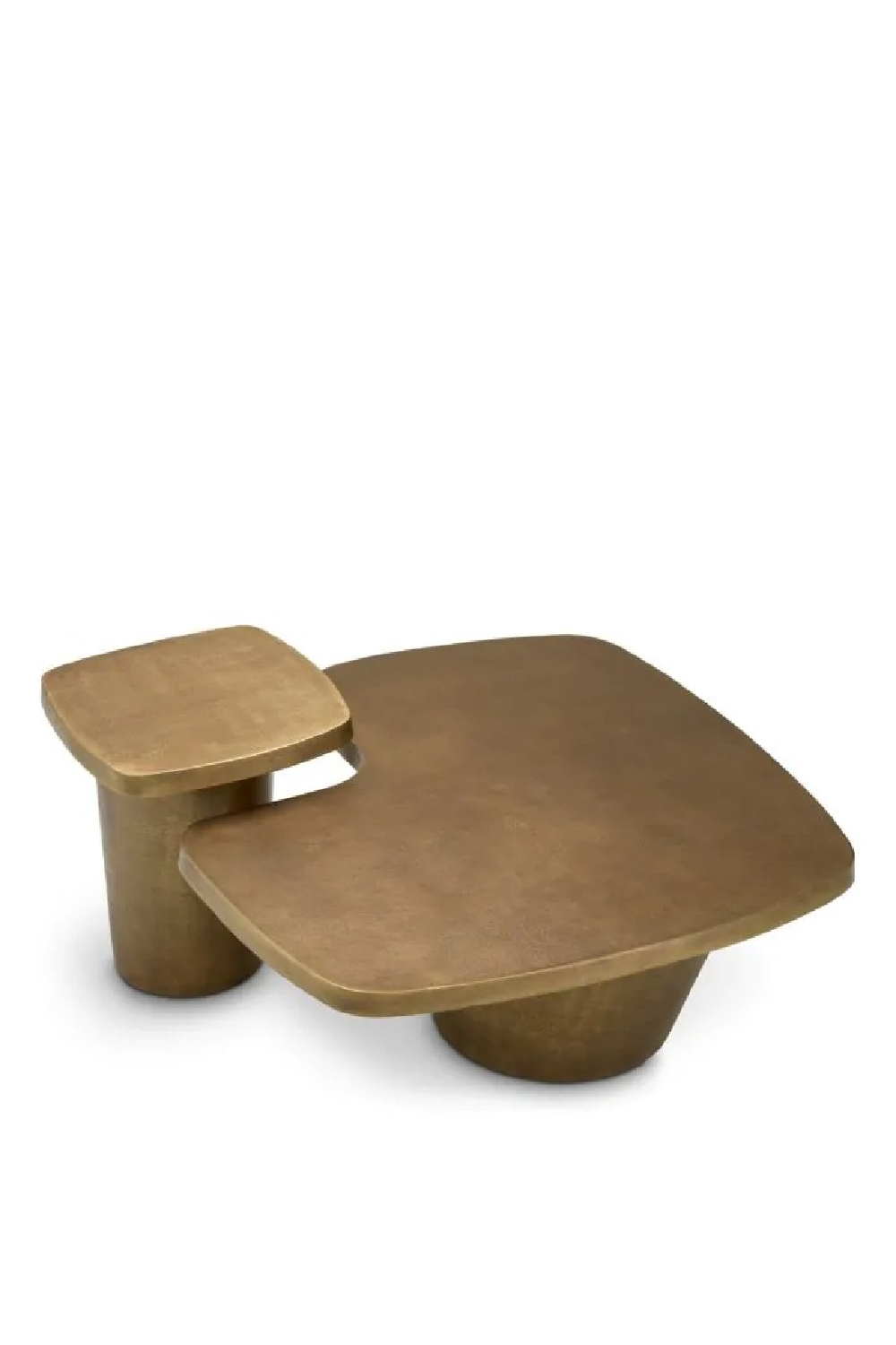 Vintage Brass Coffee Table Set (2) Pierro | Eichholtz Miami