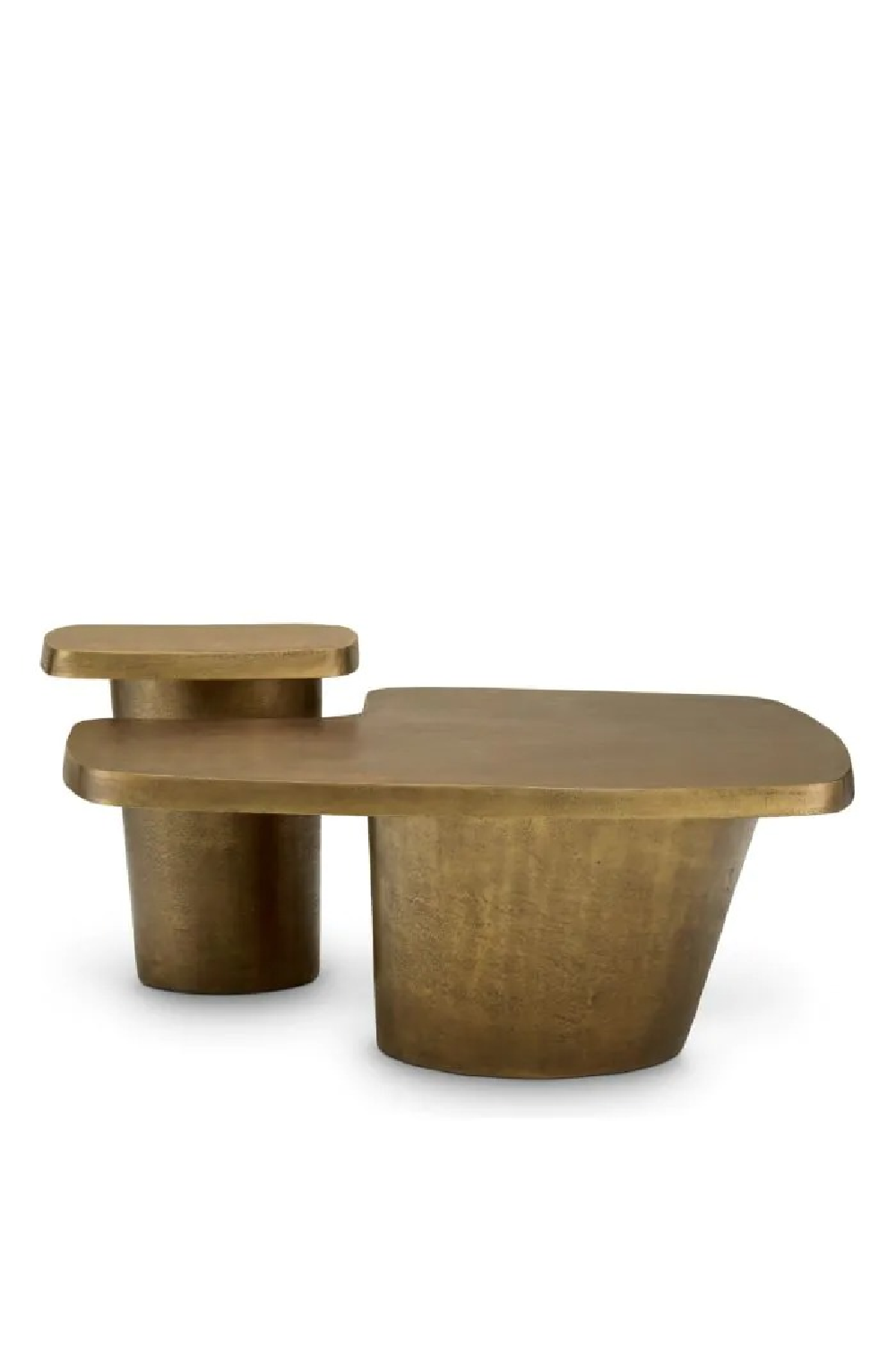 Vintage Brass Coffee Table Set (2) Pierro | Eichholtz Miami