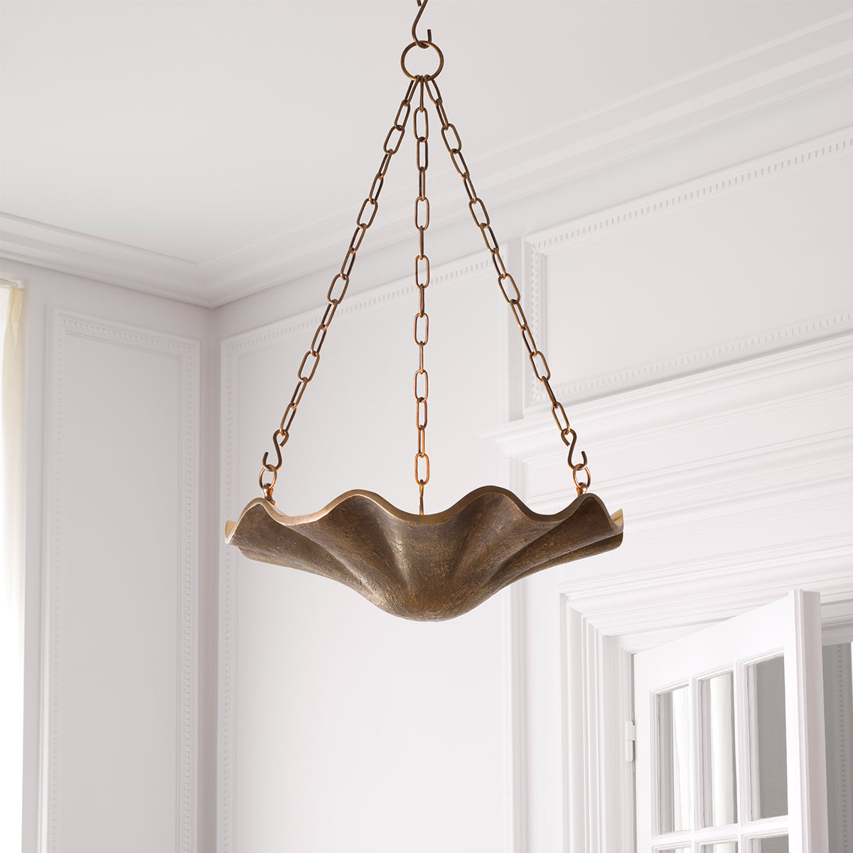 Brass Bowl Chandelier Aurelia | Eichholtz Miami