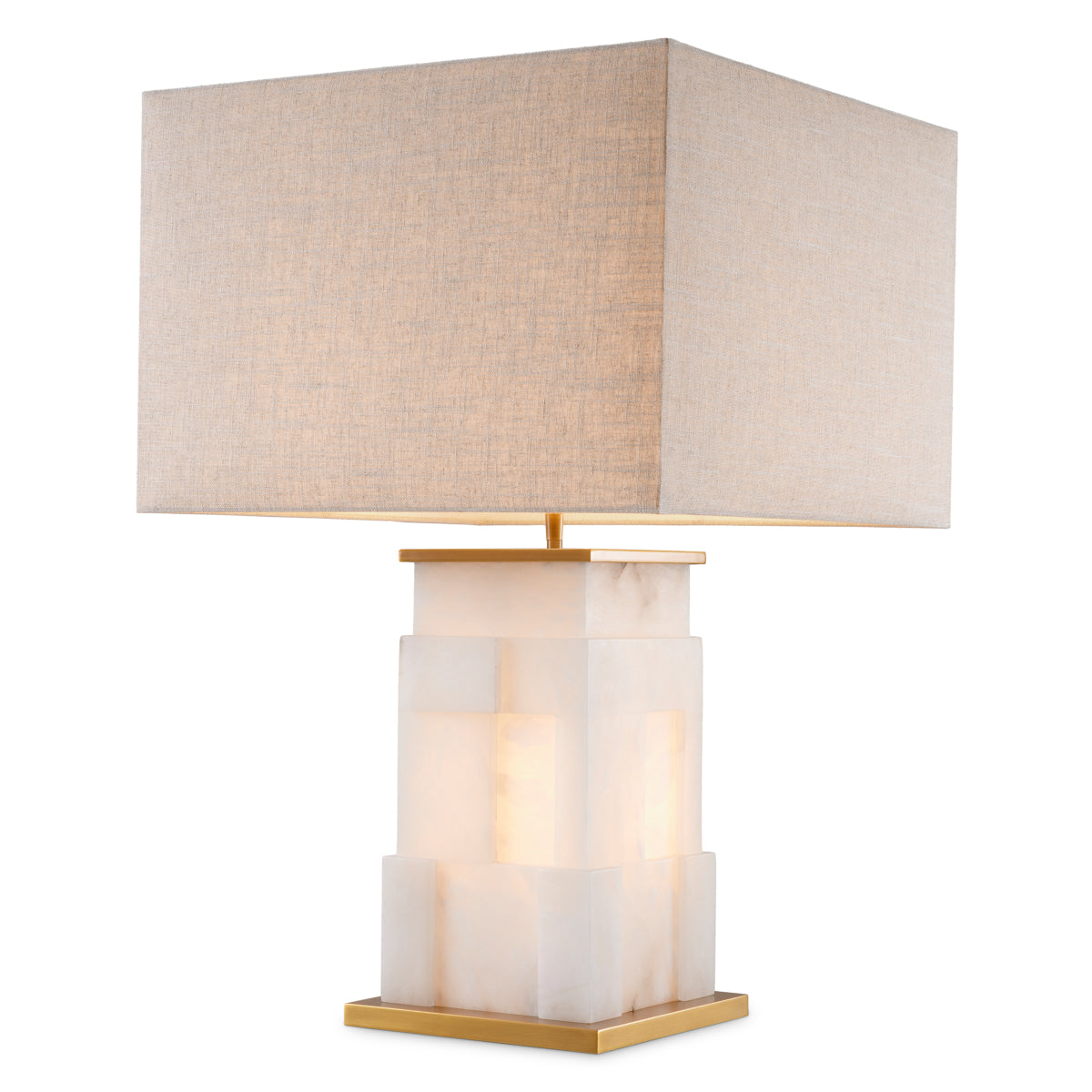 Alabaster Base Table Lamp Fabiano | Eichholtz Miami