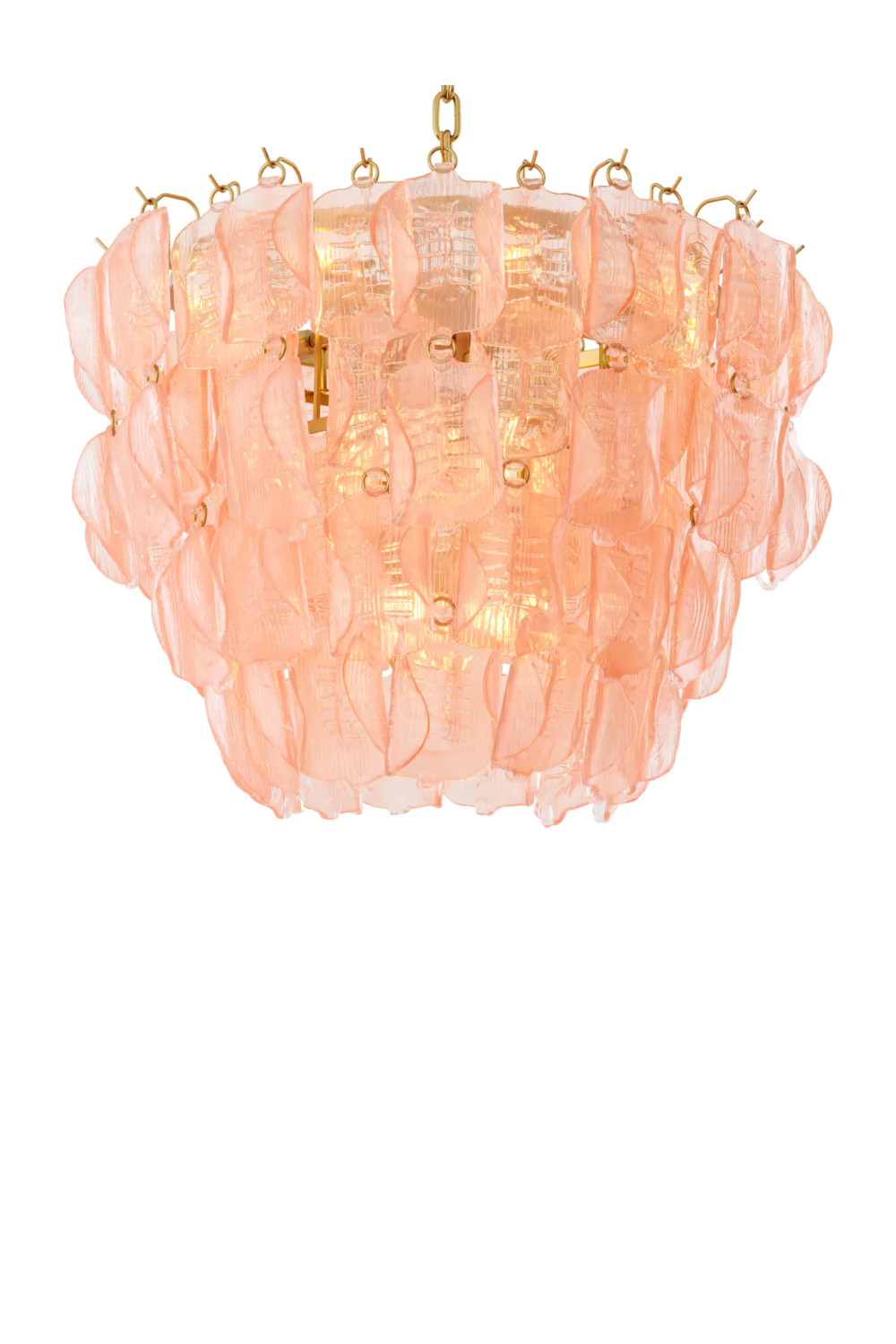 Tiered Glass Chandelier Solange | Eichholtz Miami
