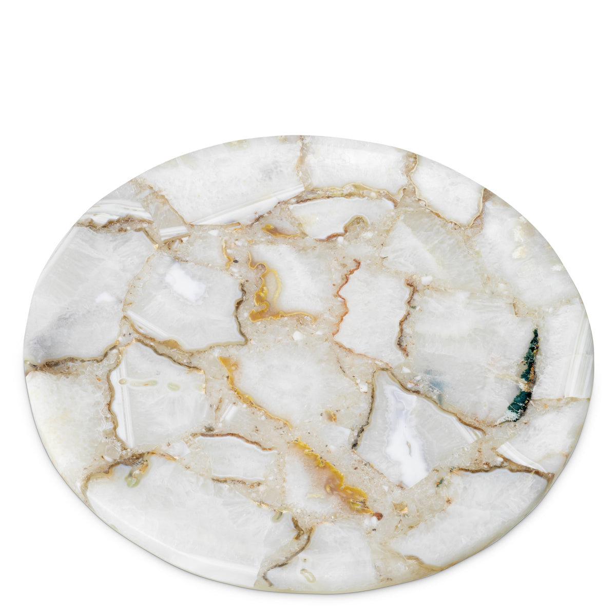 Agate Stone Round Tray Sonora | Eichholtz Miami