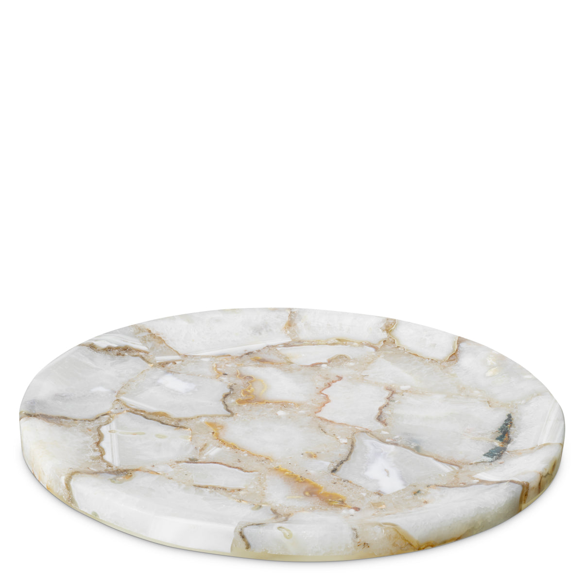 Agate Stone Round Tray Sonora | Eichholtz Miami