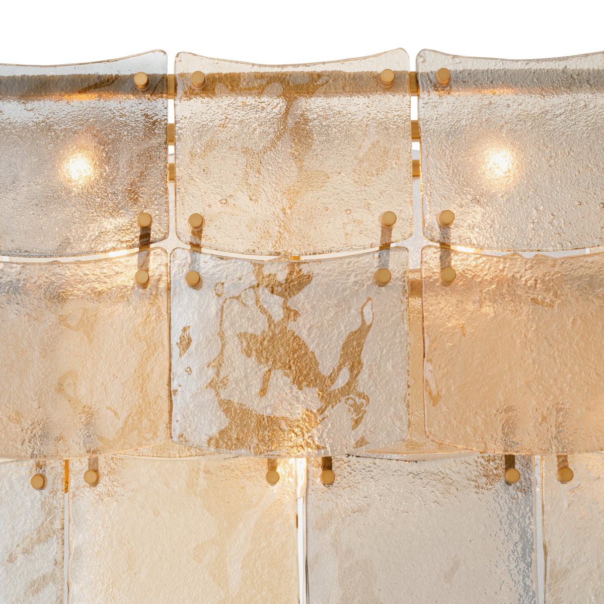 Rectangular Brass Chandelier Laurent | Eichholtz Miami