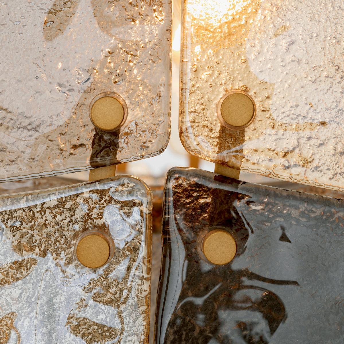 Rectangular Brass Chandelier Laurent | Eichholtz Miami