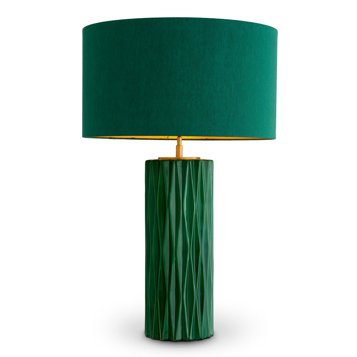 Green Ceramic Table Lamp Amarello | Eichholtz Miami