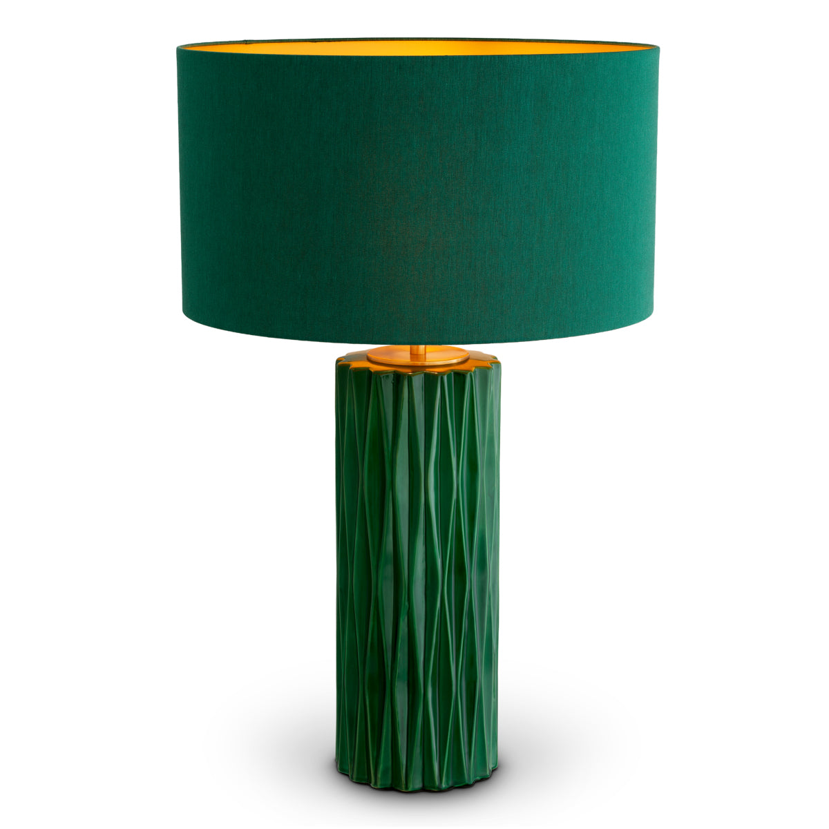 Green Ceramic Table Lamp Amarello | Eichholtz Miami