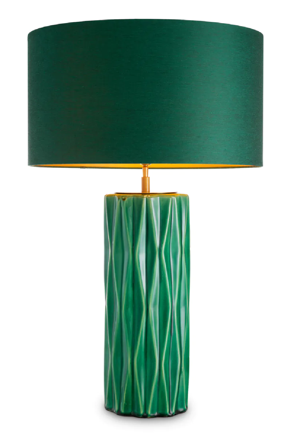 Green Ceramic Table Lamp Amarello | Eichholtz Miami