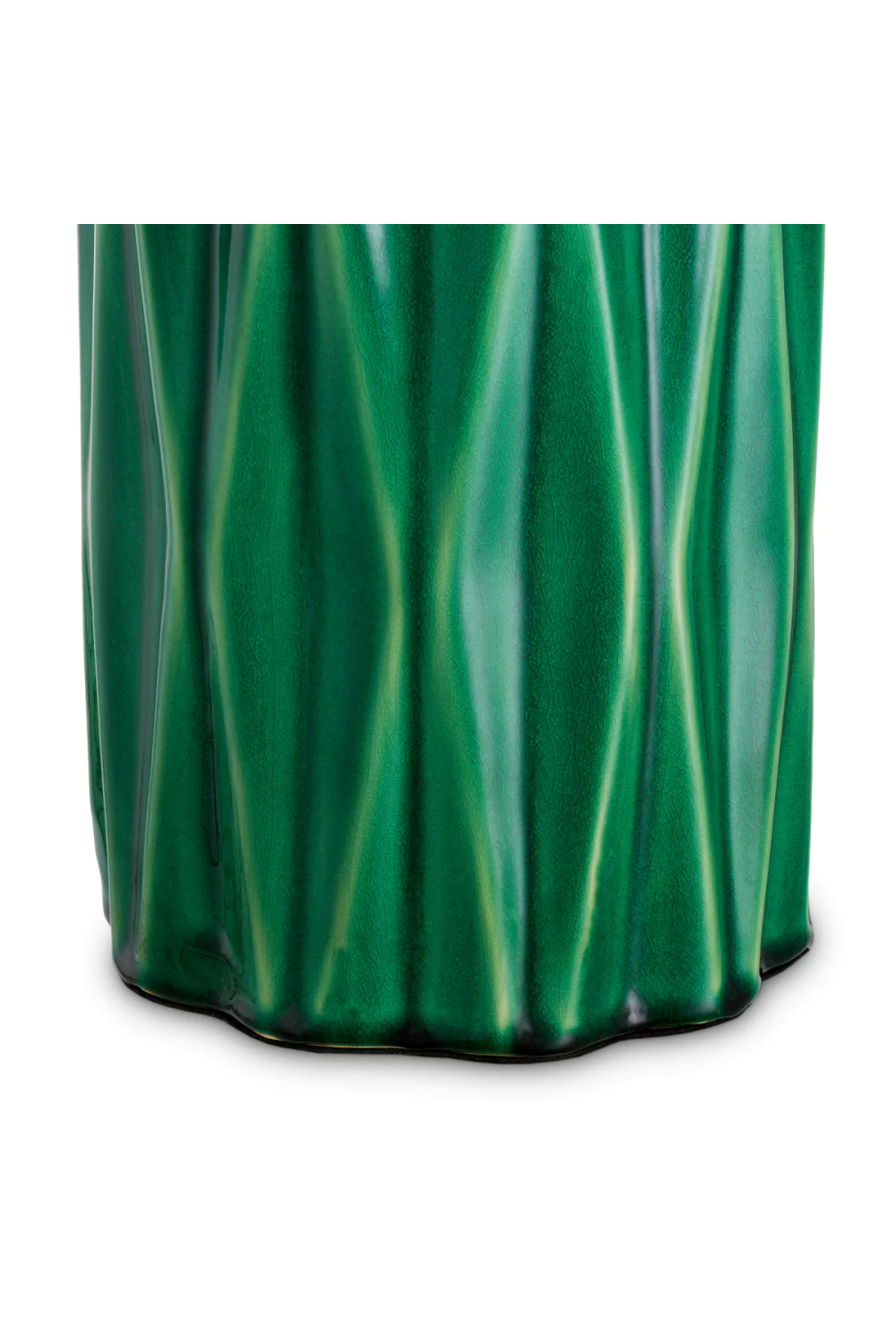 Green Ceramic Table Lamp Amarello | Eichholtz Miami