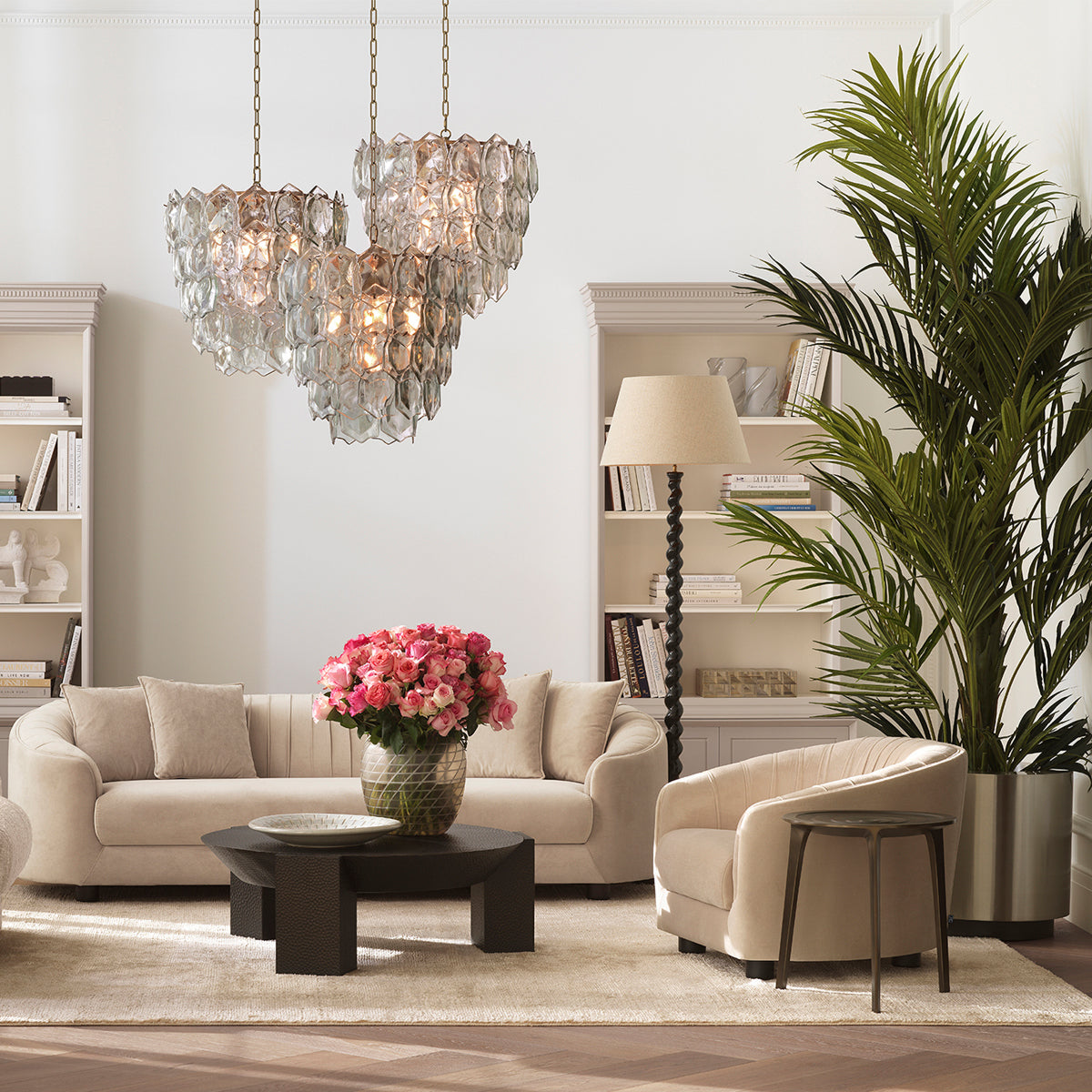 Round Gold Planter S Jasper | Eichholtz Miami