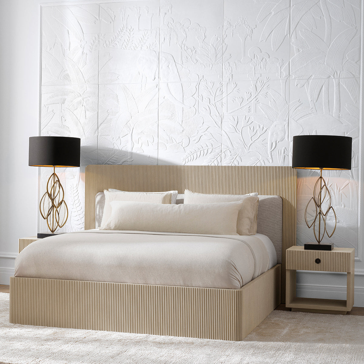 Bronze Leaf Table Lamp Bellamont | Eichholtz Miami