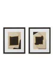Modern Artwork Set (2) Creased Umber | Eichholtz Miami