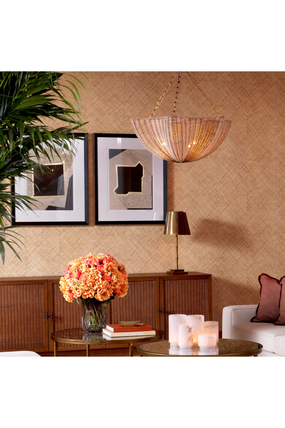 Modern Artwork Set (2) Creased Umber | Eichholtz Miami