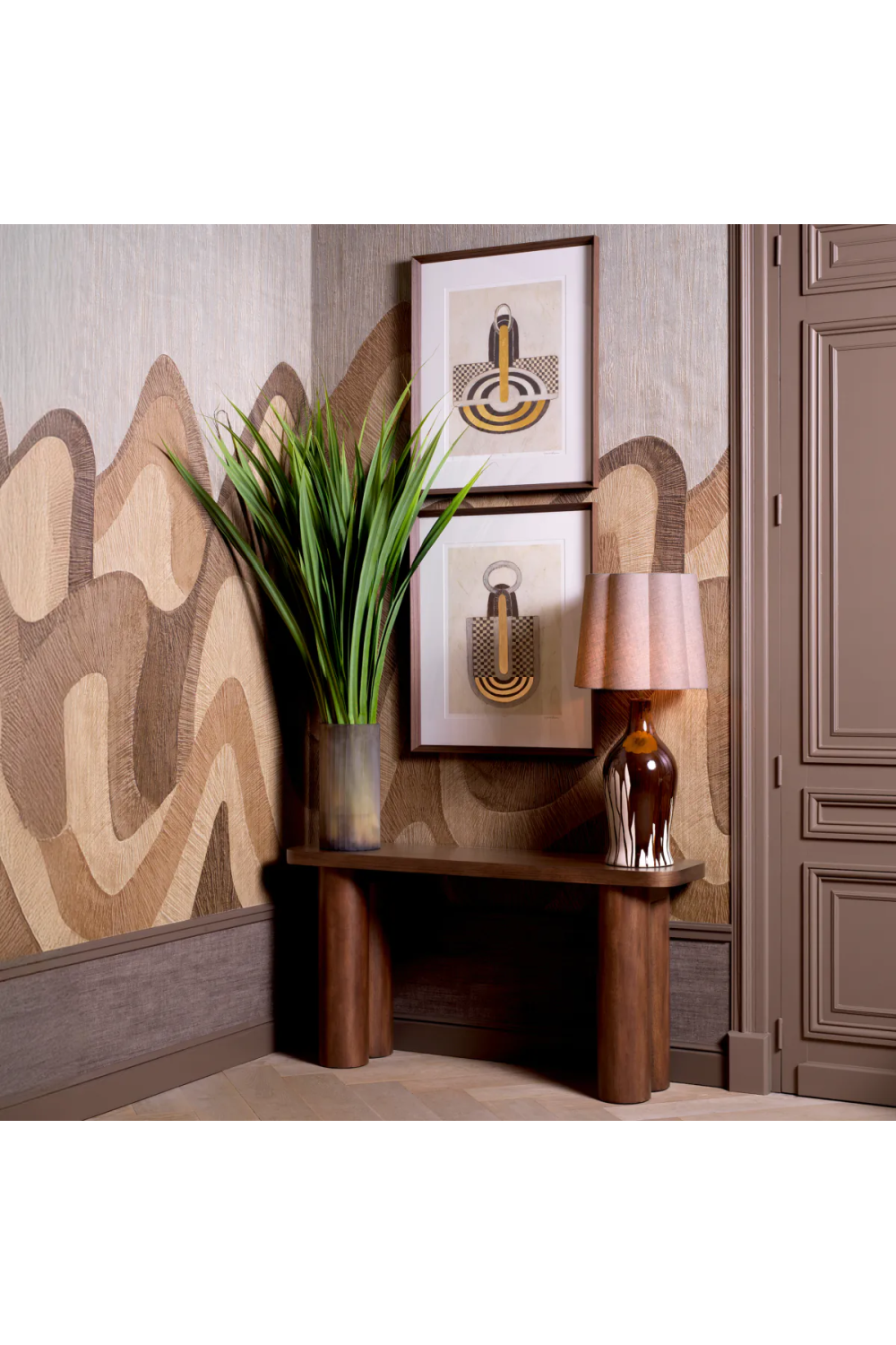 Abstract Art Prints Set (2) Objet d'Art | Eichholtz Miami