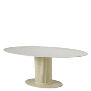 Oval Ceramic Dining Table Volterra | Eichholtz Miami