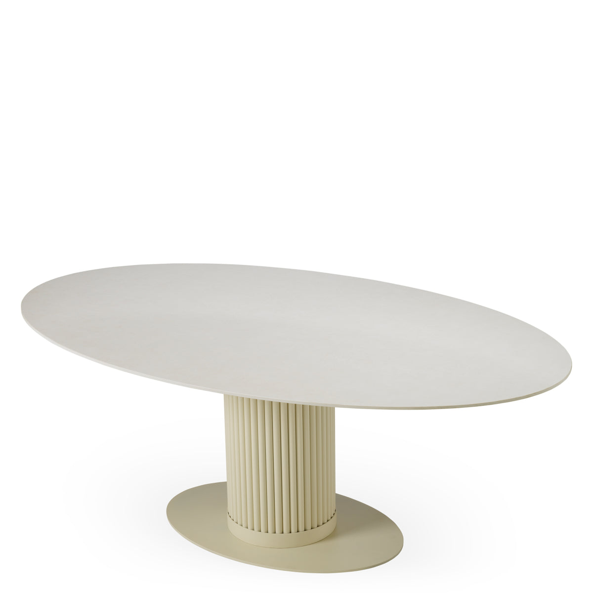 Oval Ceramic Dining Table Volterra | Eichholtz Miami