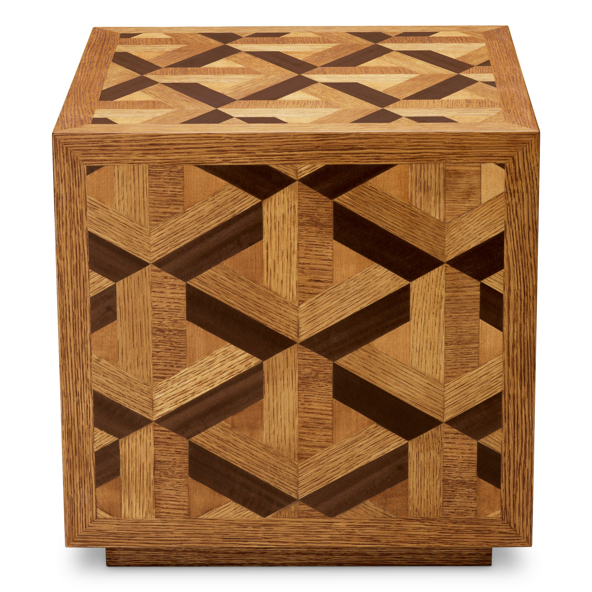 Oak Veneer Side Table Rubicon | Eichholtz Miami