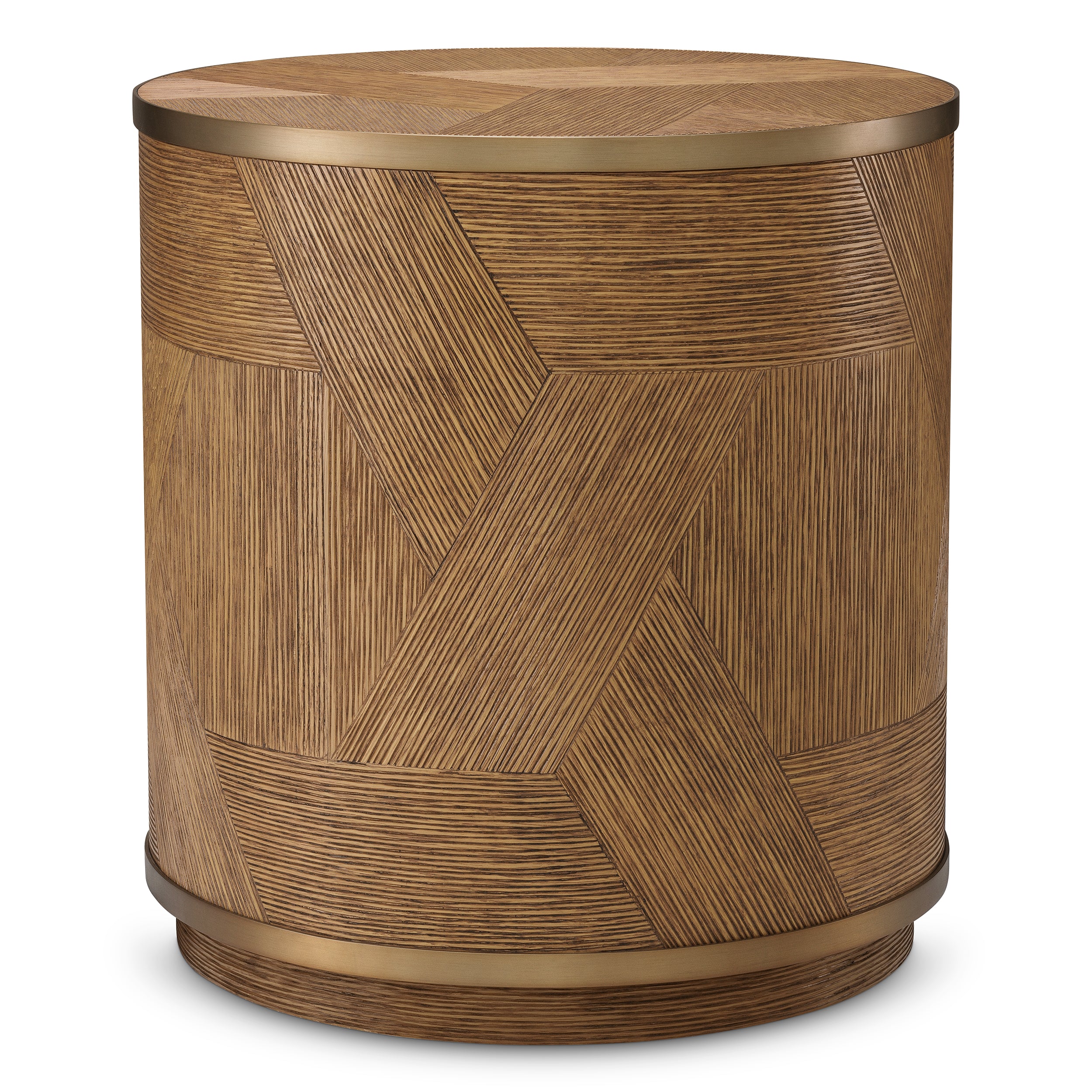 Caramel Oak Side Table Velutto | Eichholtz Miami