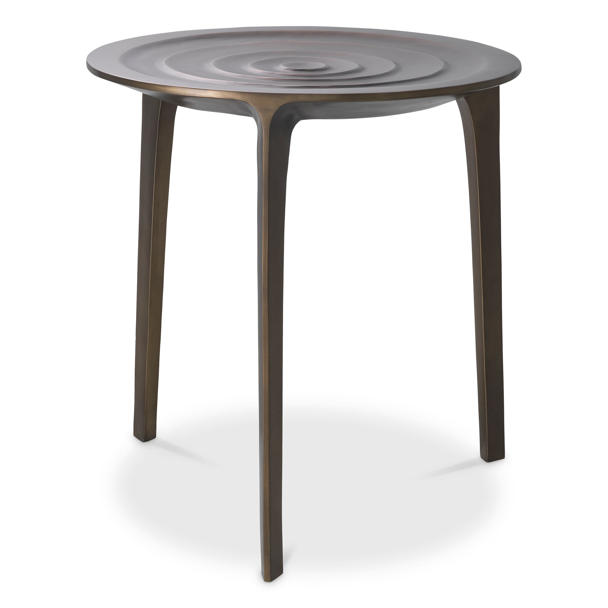 Bronze Cast Side Table Granito | Eichholtz Miami