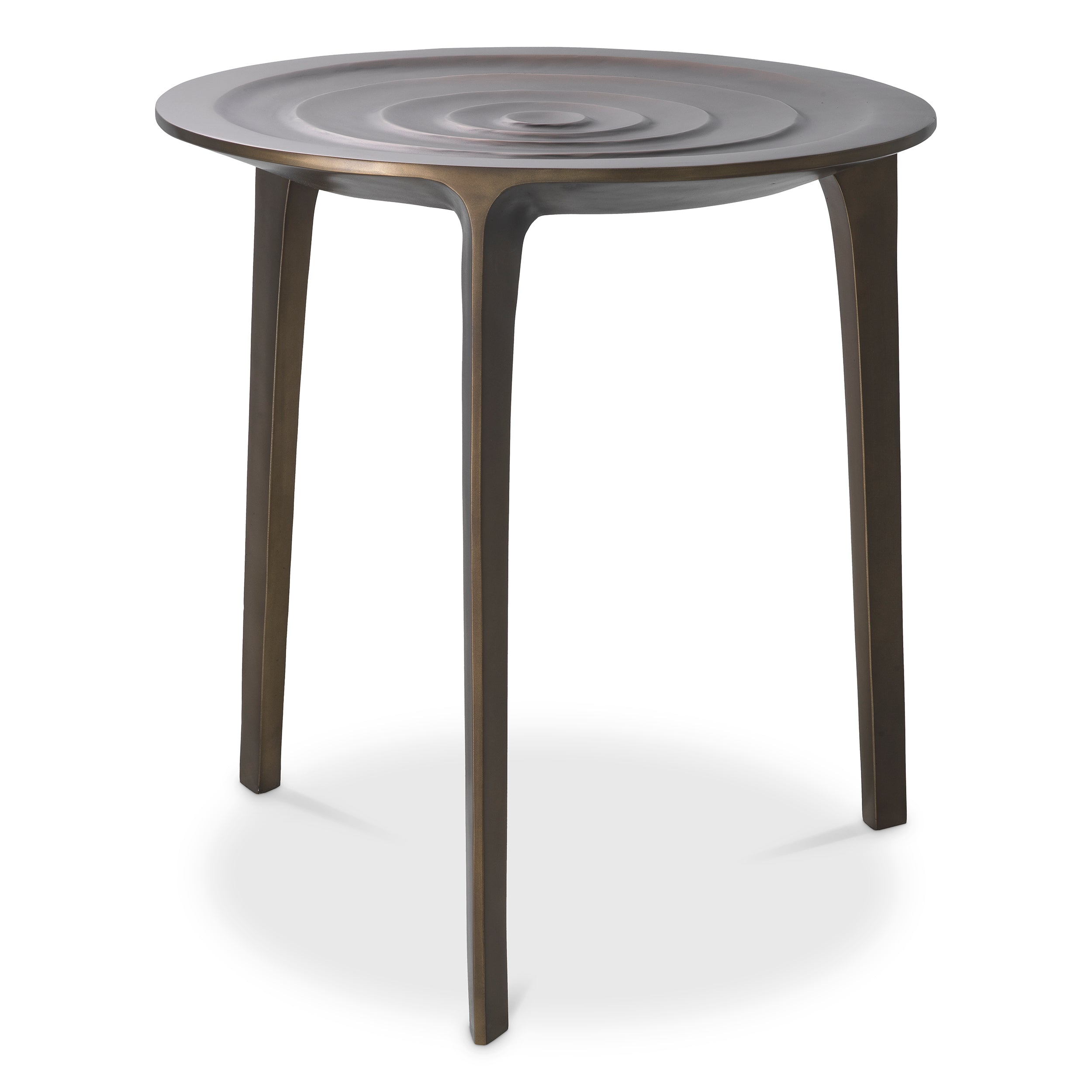 Bronze Cast Side Table Granito | Eichholtz Miami