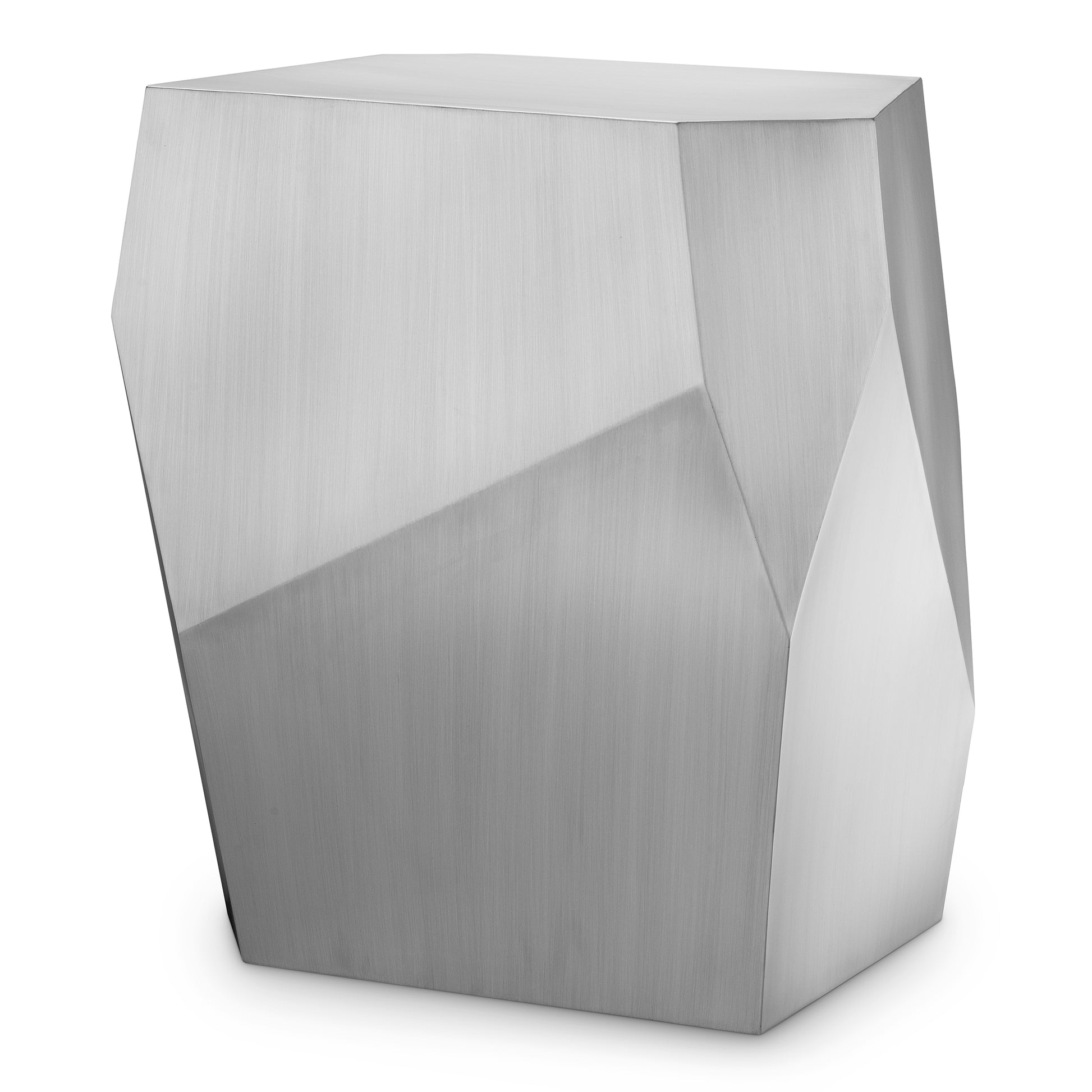 Brushed Steel Side Table Ramiro | Eichholtz Miami