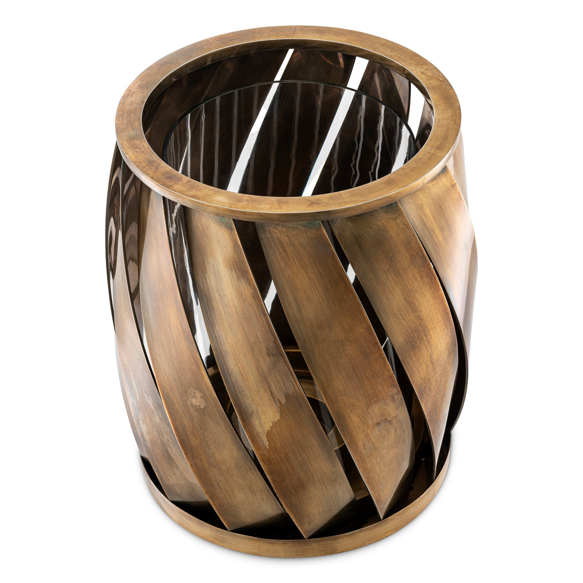 Vintage Brass Hurricane Mitchell | Eichholtz Miami