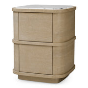 2-Drawer Oak Nightstand S Cabana | Eichholtz Miami
