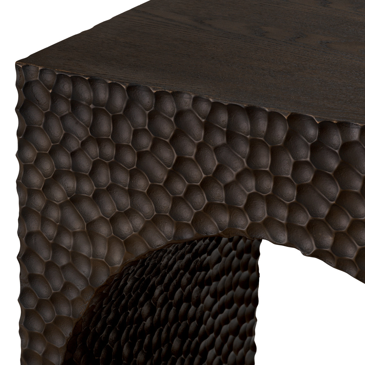 Oak Veneer Side Table Caldera | Eichholtz Miami