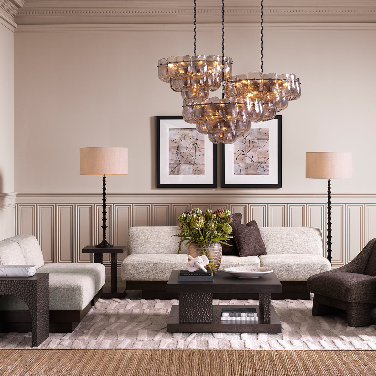 Oak Veneer Coffee Table Bravon | Eichholtz Miami