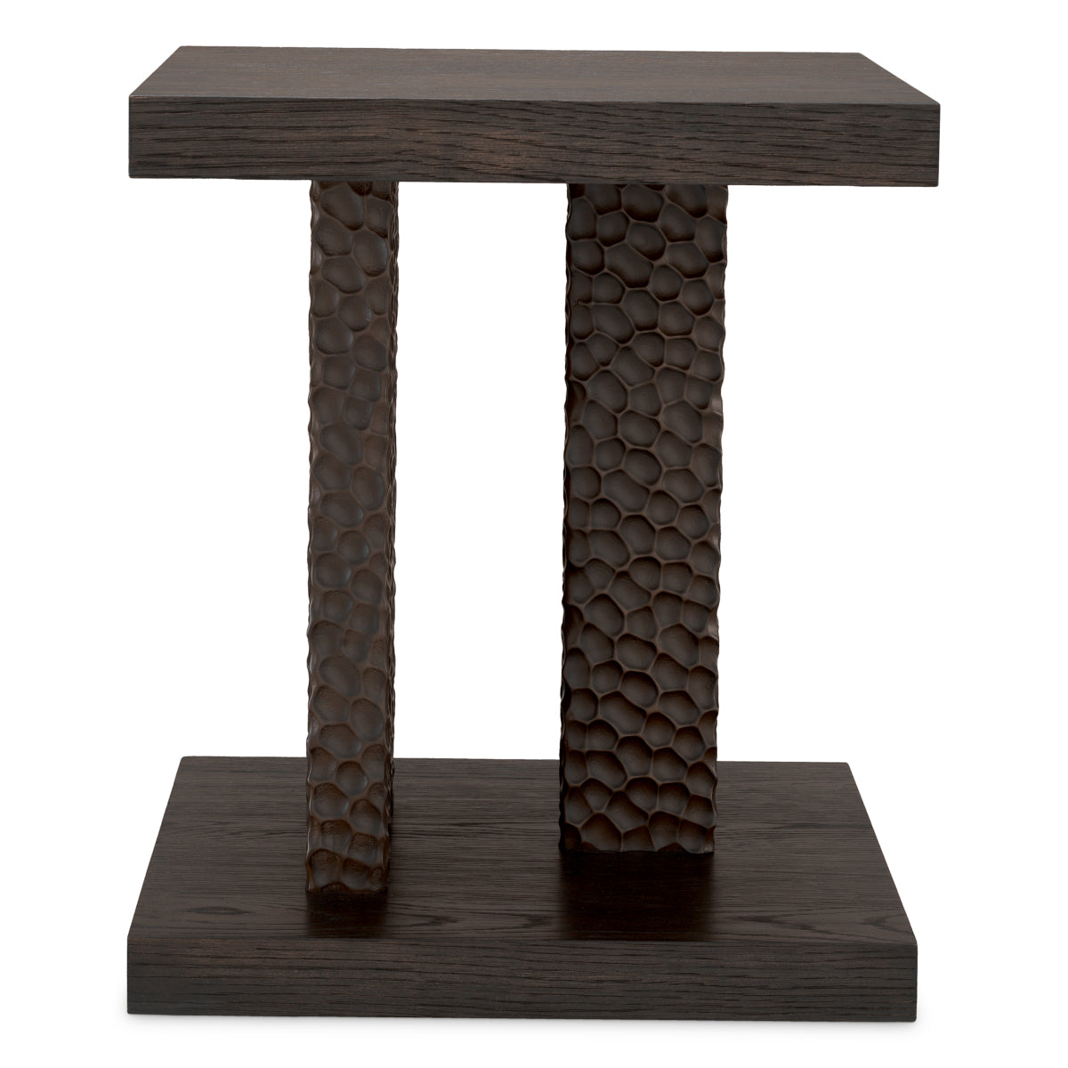 Oak Veneer Side Table Bravon | Eichholtz Miami
