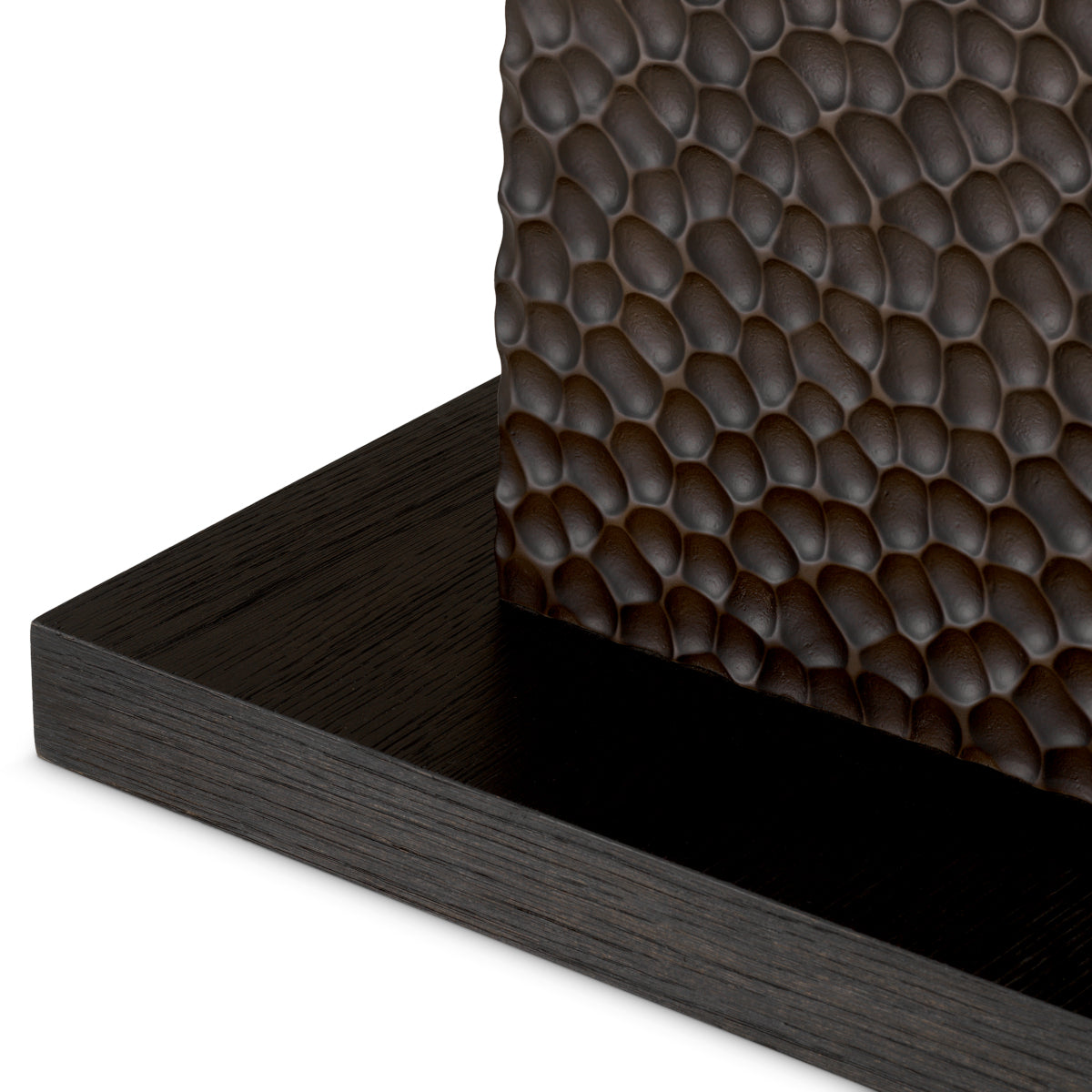 Oak Veneer Side Table Bravon | Eichholtz Miami