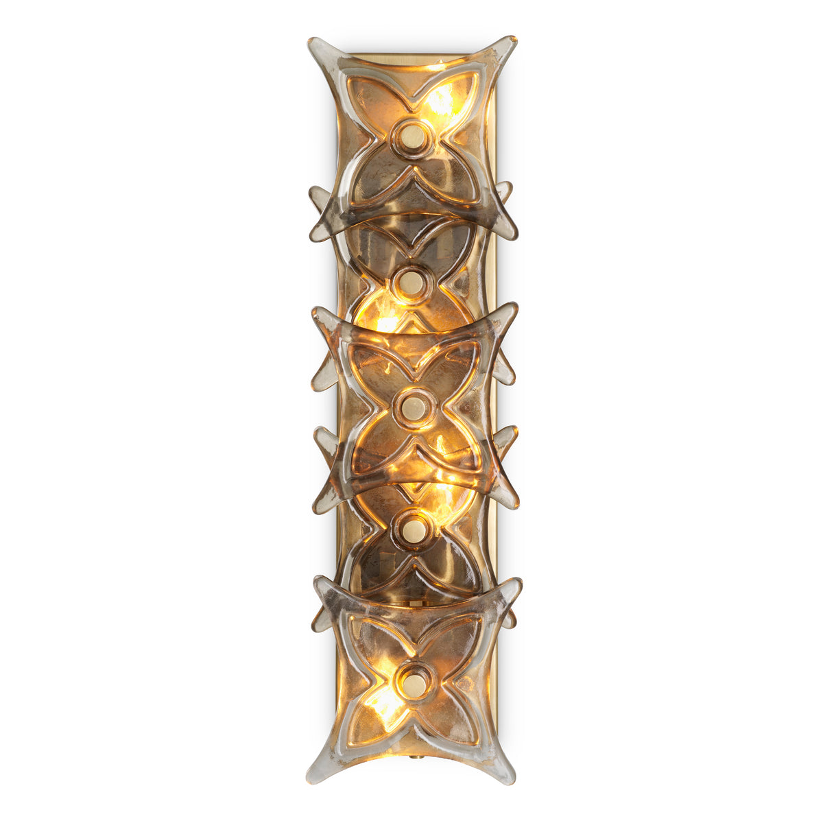 Floral Glass Wall Lamp Silvaris | Eichholtz Miami