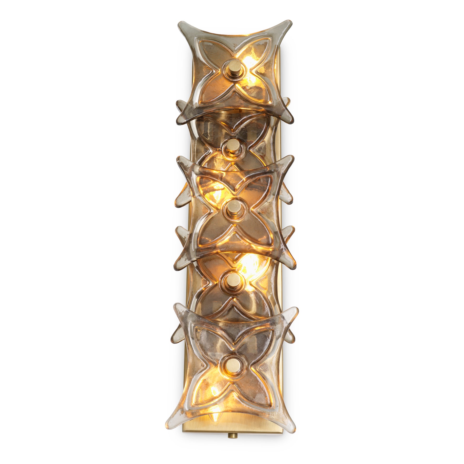 Floral Glass Wall Lamp Silvaris | Eichholtz Miami