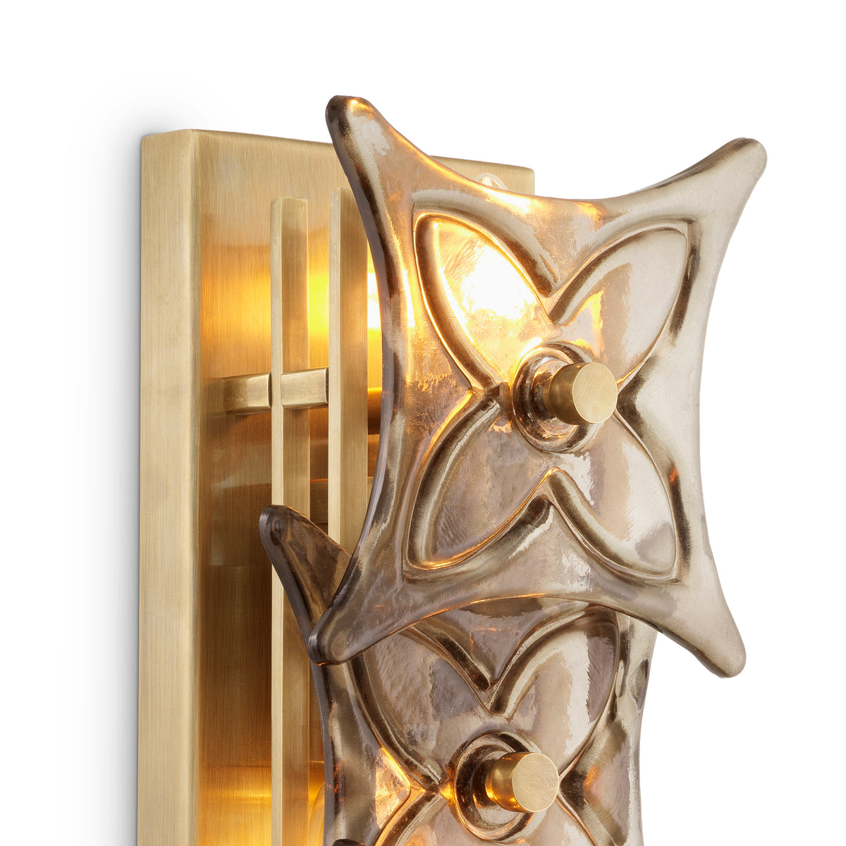 Floral Glass Wall Lamp Silvaris | Eichholtz Miami