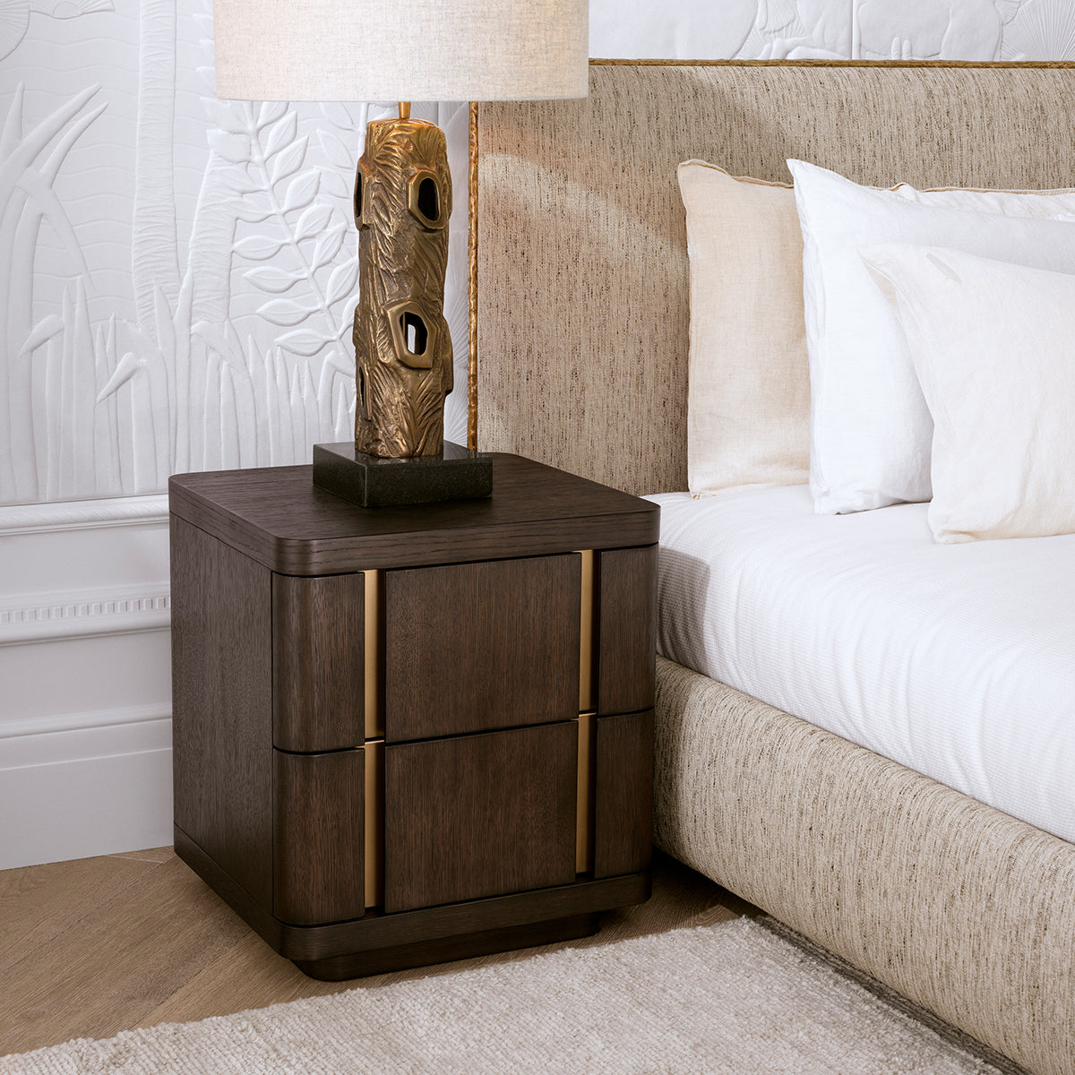 Mocha Oak Nightstand S Modesto | Eichholtz Miami
