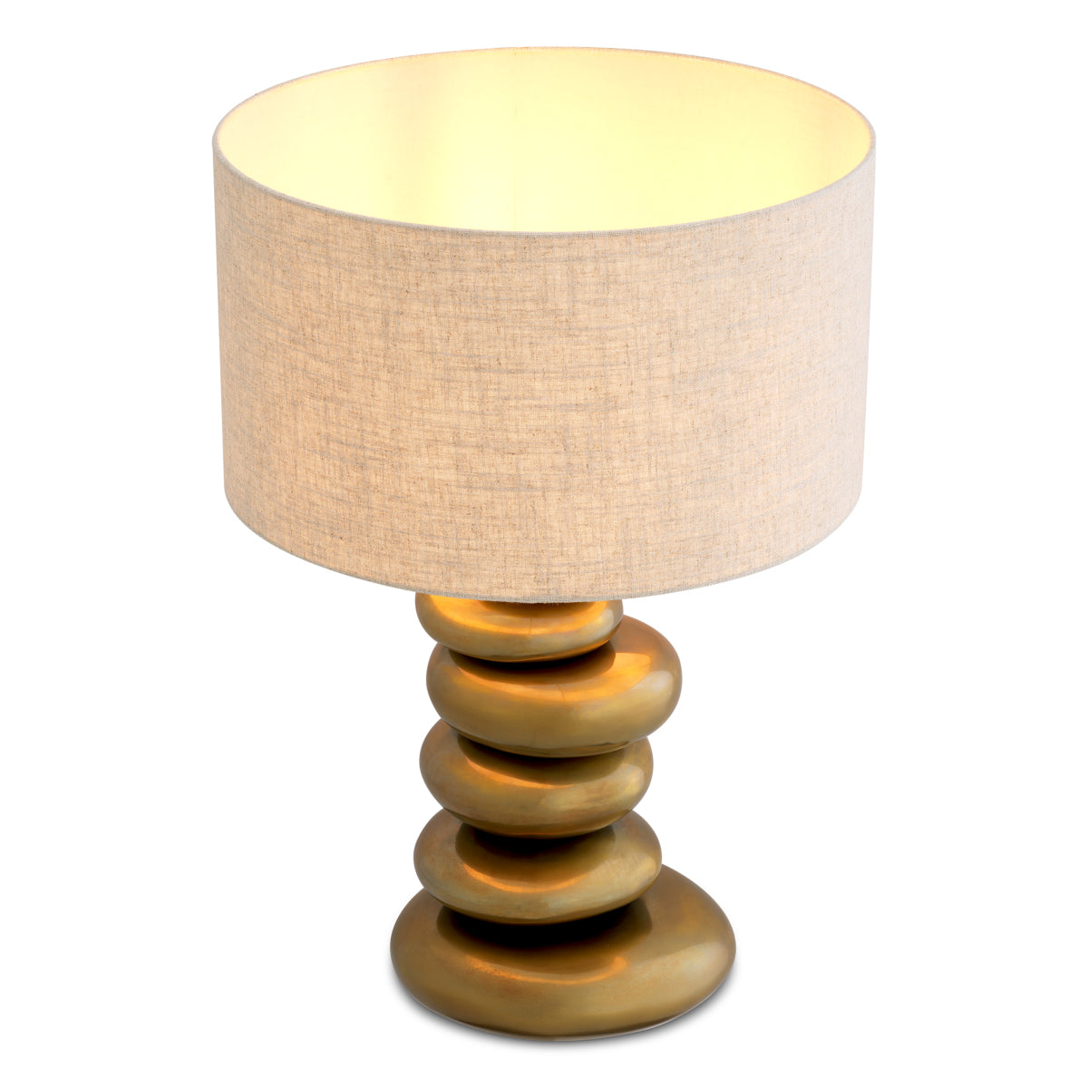Gold Pebble Table Lamp Kallisto | Eichholtz Miami