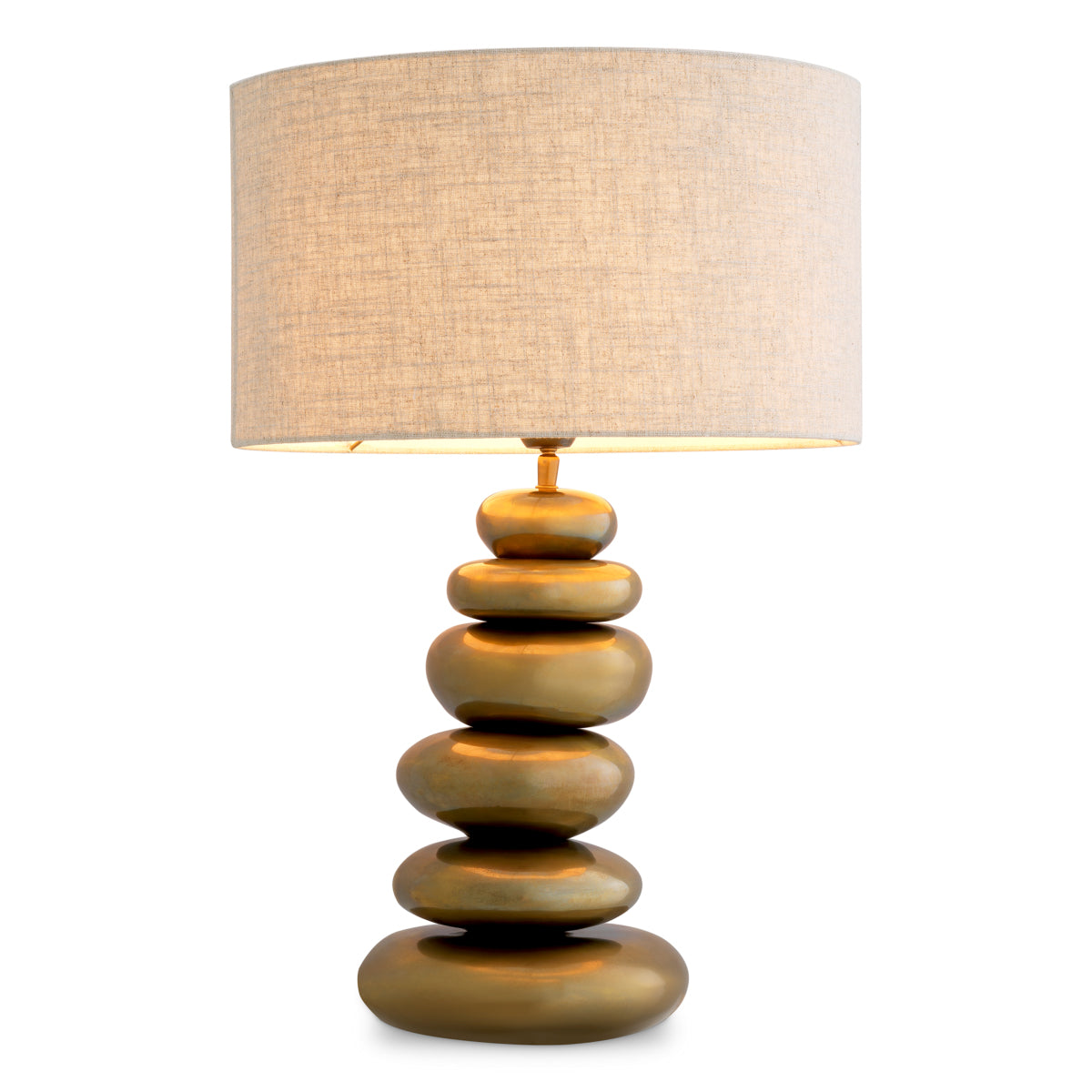 Gold Pebble Table Lamp Kallisto | Eichholtz Miami