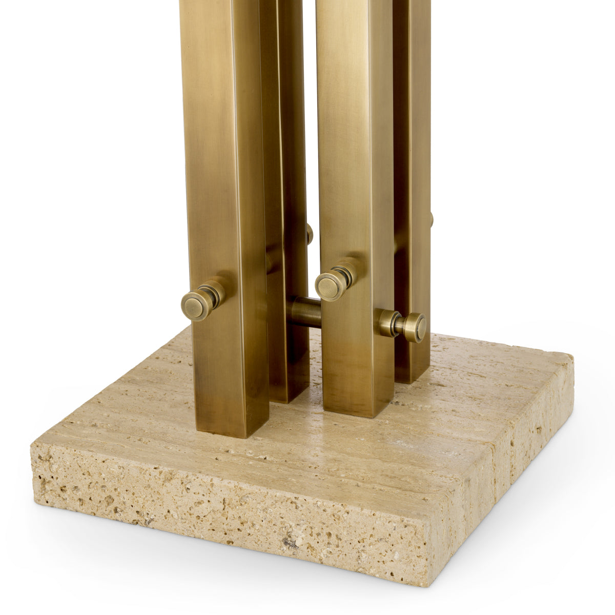 Travertine Base Table Lamp Destino | Eichholtz Miami