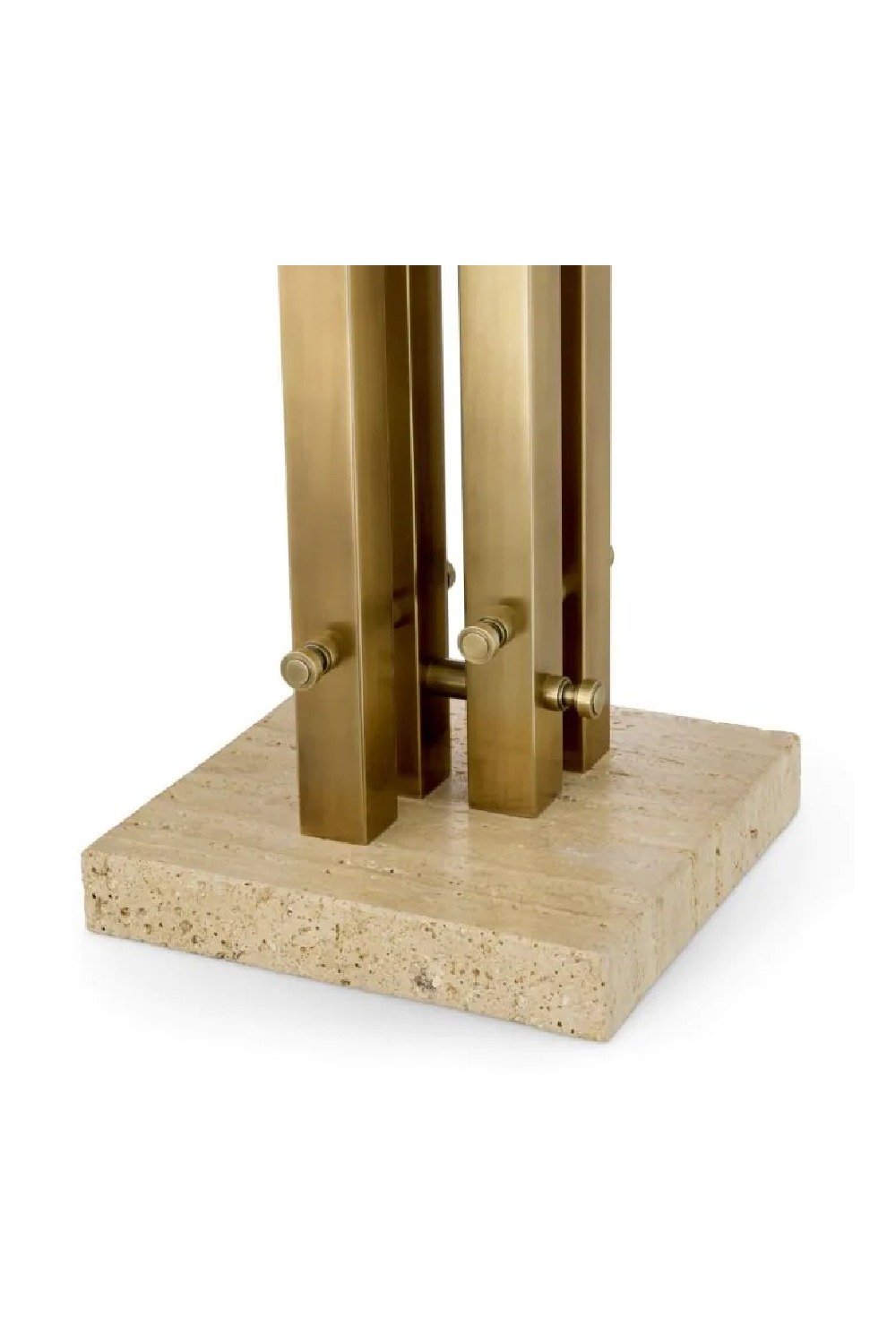 Travertine Base Table Lamp Destino | Eichholtz Miami