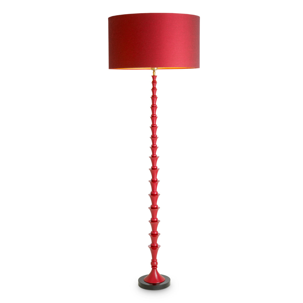 Linen-Look Shade Floor Lamp Arabella | Eichholtz Miami