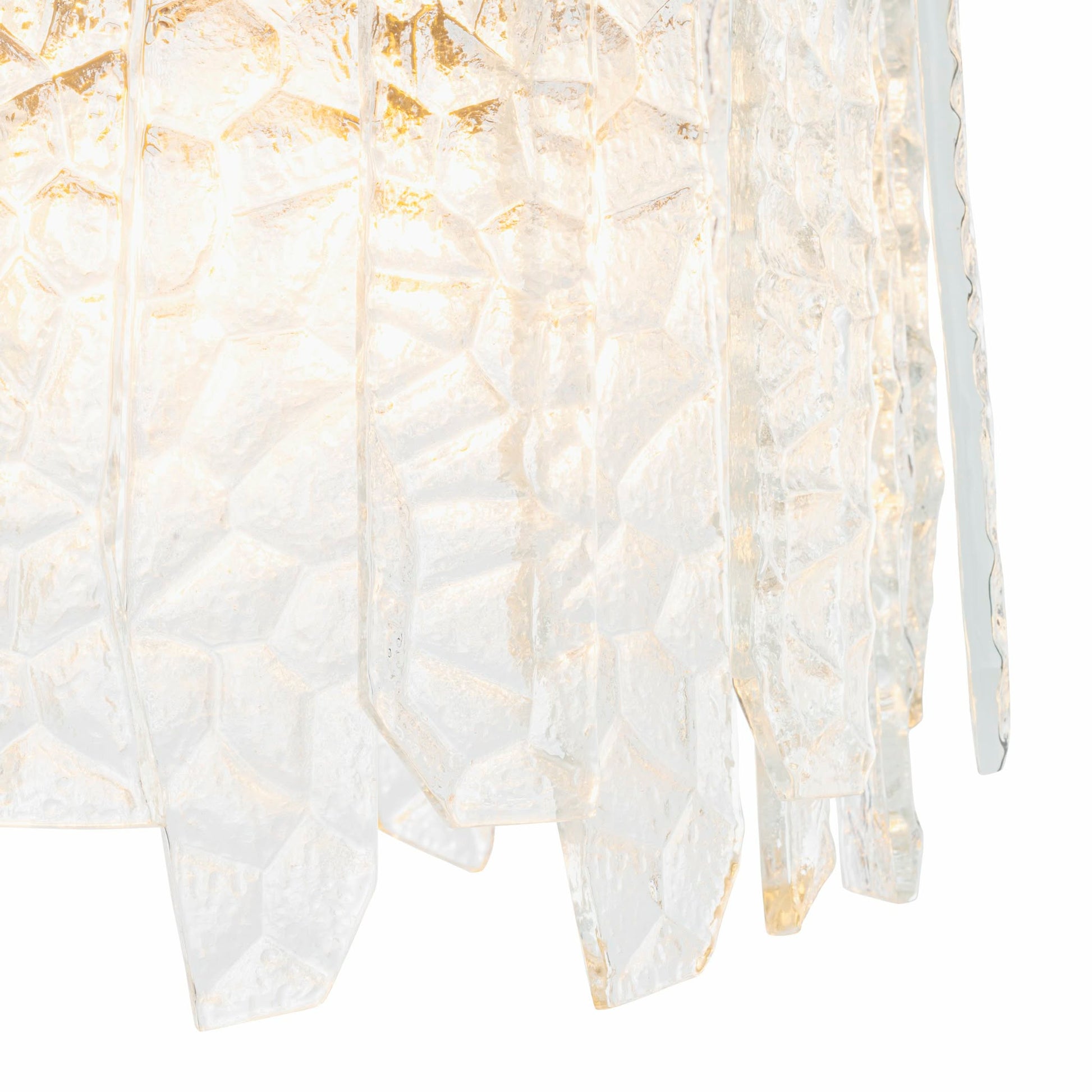 Faceted Glass Chandelier Prati | Eichholtz Miami