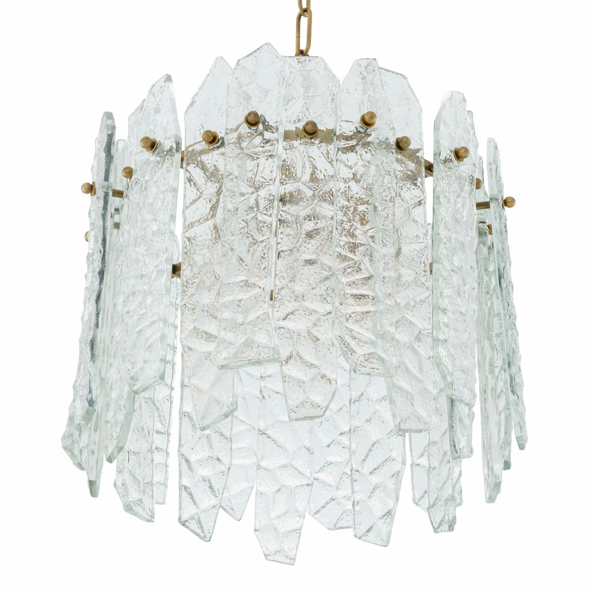 Faceted Glass Chandelier Prati | Eichholtz Miami